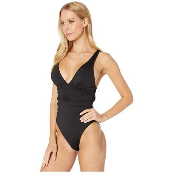 NWT L*Space Sydney One Piece Swimsuit 4 Black $187 - Picture 2 of 8